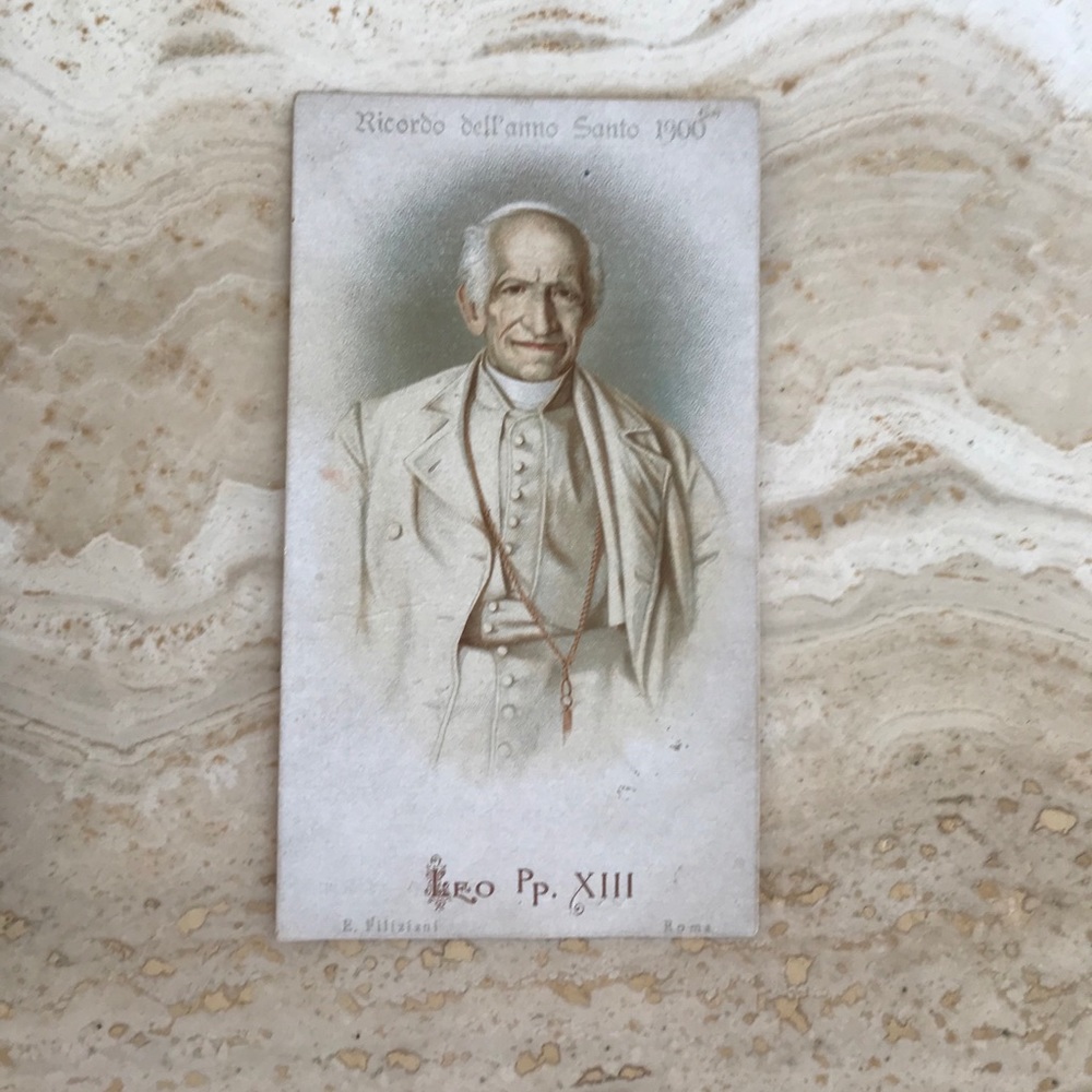 Leo P.P. XIII - GioacchinoPecci vintage card